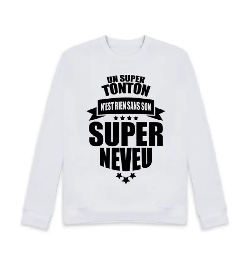 Felpa unisex super zio niente senza suo super nipote