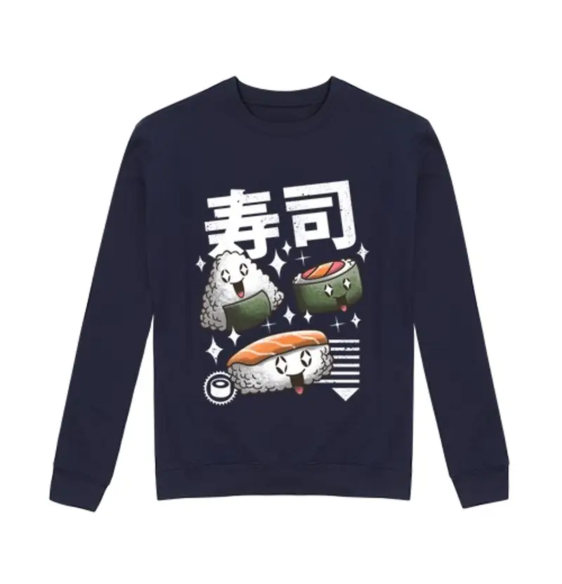 Felpa unisex sushi kawaii