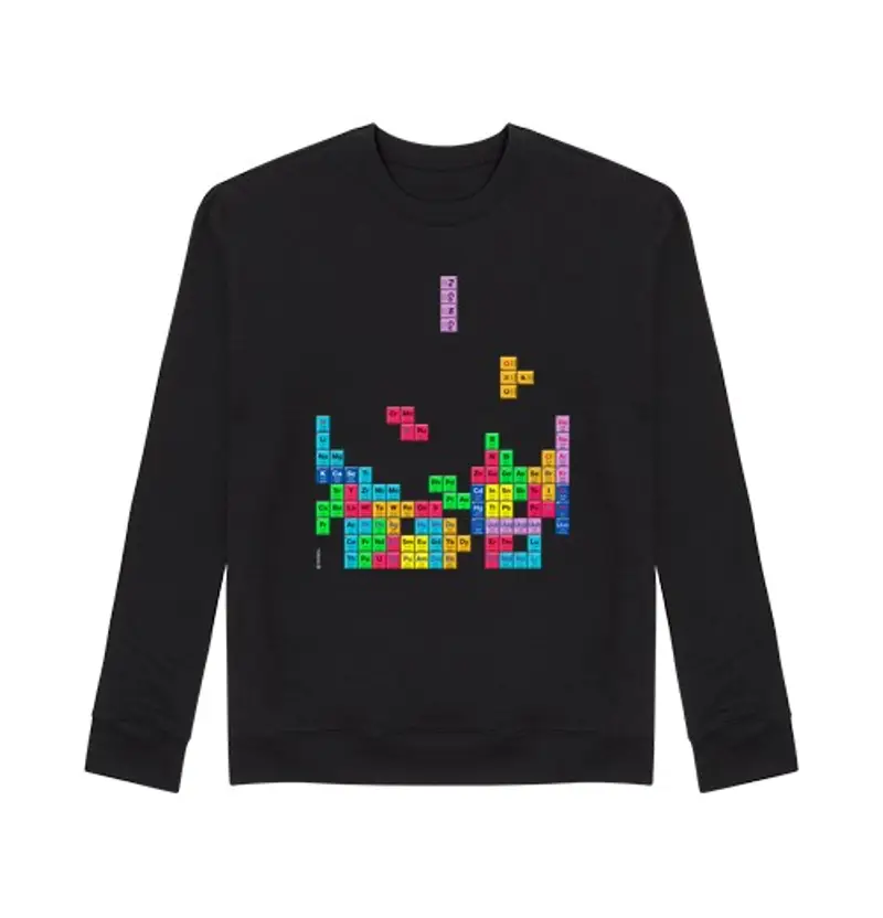 Felpa unisex tavola periodica