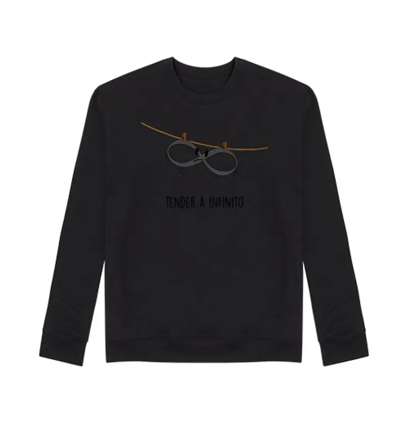 Felpa unisex tendono all'infinito