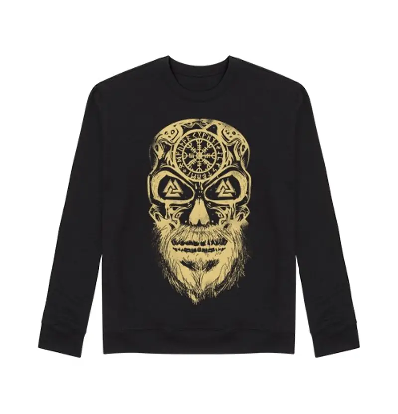 Felpa unisex teschio ho visto cool king