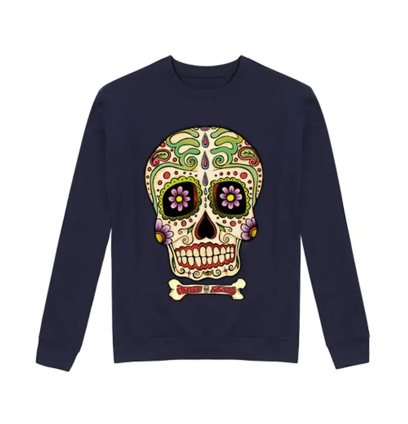 Felpa unisex teschio messicano