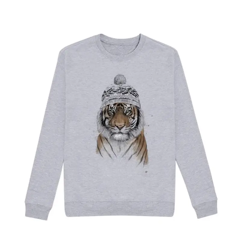 Felpa unisex tigre siberiana