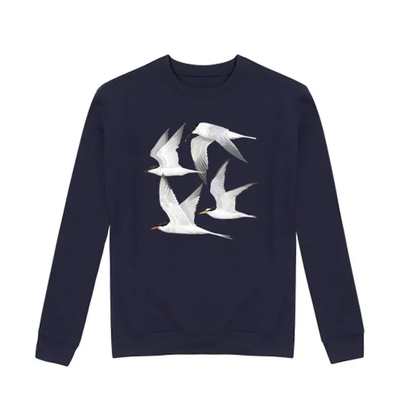 Felpa unisex uccelli marina s 1