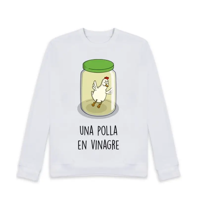 Felpa unisex un p in aceto