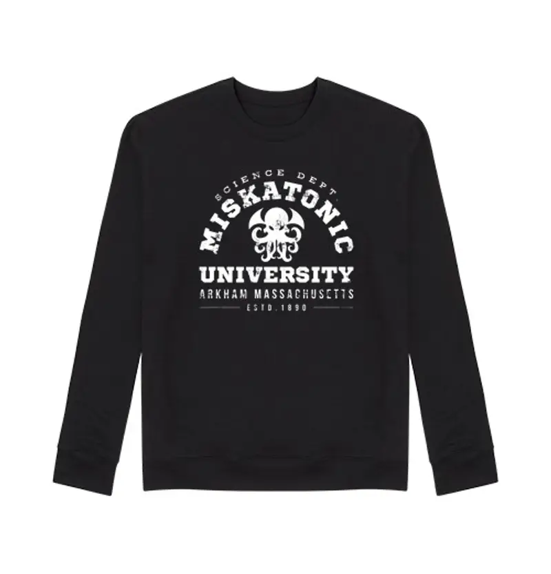 Felpa unisex università miskatonic