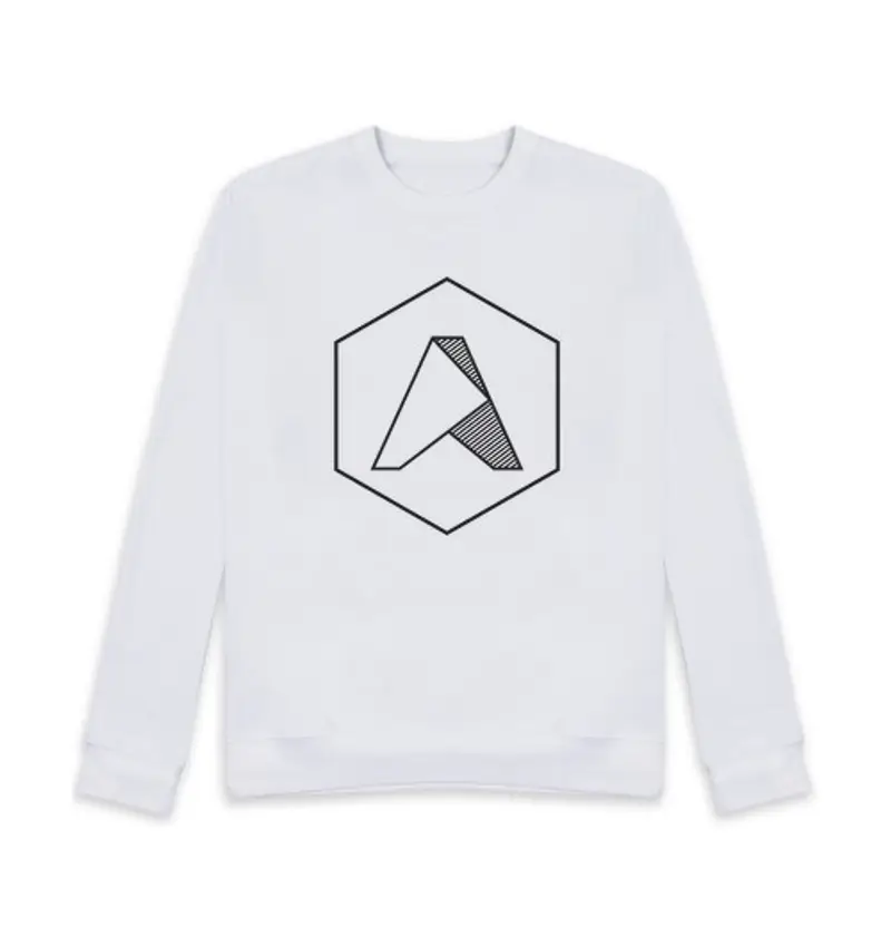 Felpa unisex Uomo, felpa, bianca