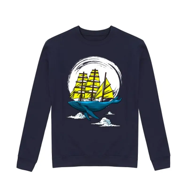 Felpa unisex Uomo, felpa, blu reale