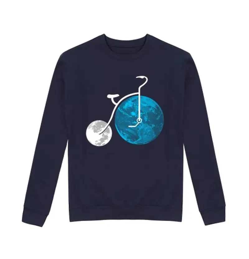 Felpa unisex Uomo, felpa, blu reale