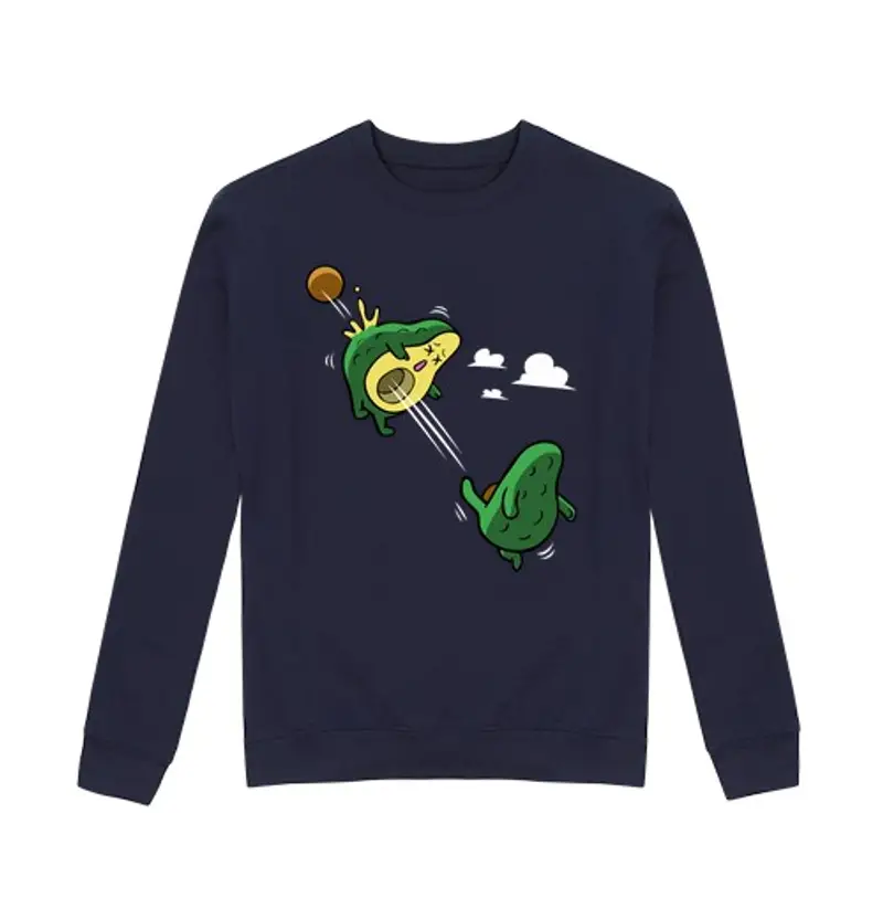 Felpa unisex Uomo, felpa, denim melange