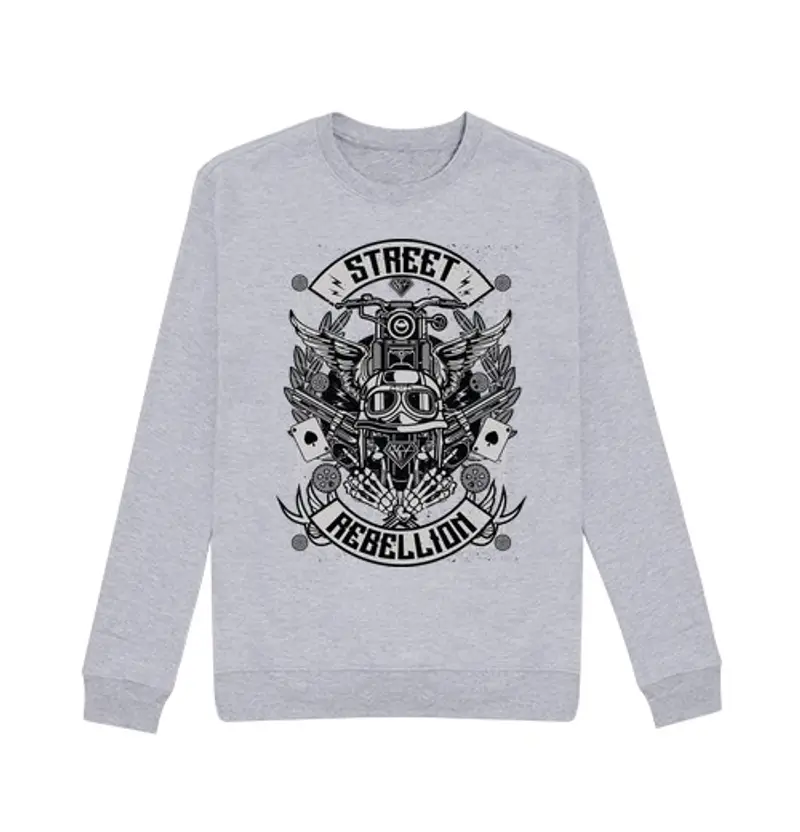 Felpa unisex Uomo, felpa, grigio melange