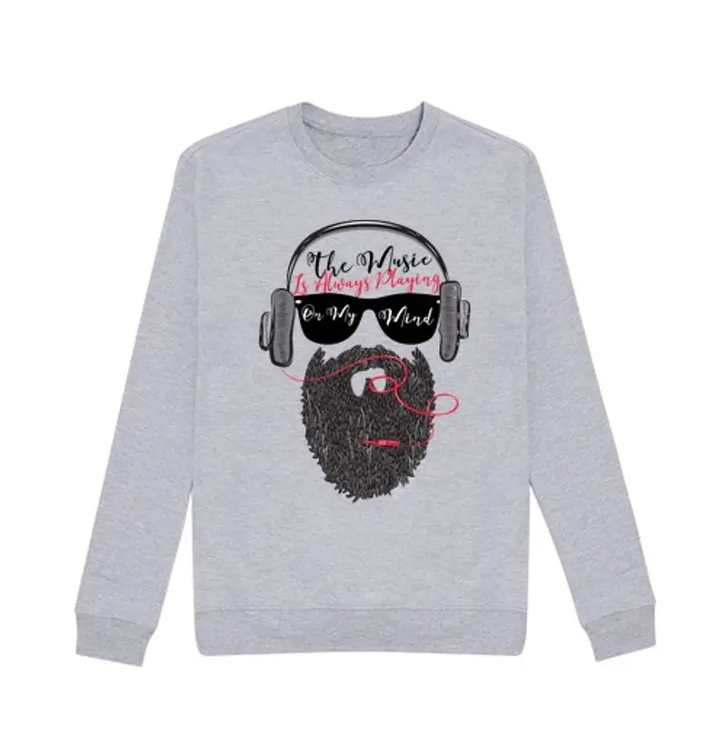 Felpa unisex Uomo, felpa, grigio melange