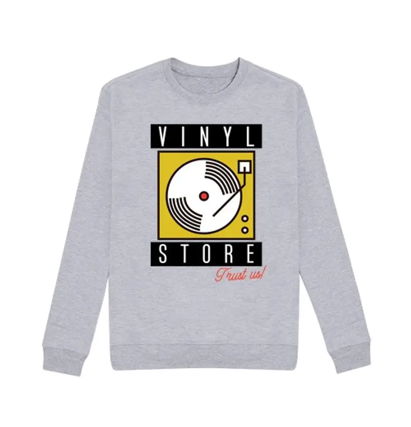 Felpa unisex Uomo, felpa, grigio melange