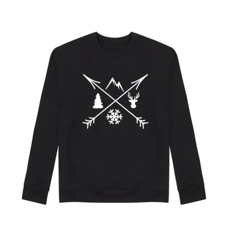 Felpa unisex Uomo, felpa, nera