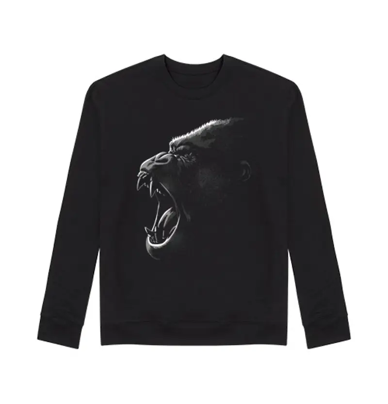 Felpa unisex Uomo, felpa, nera