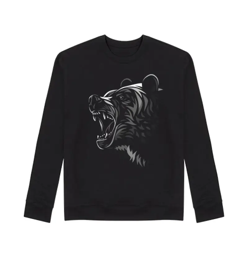 Felpa unisex Uomo, felpa, nera