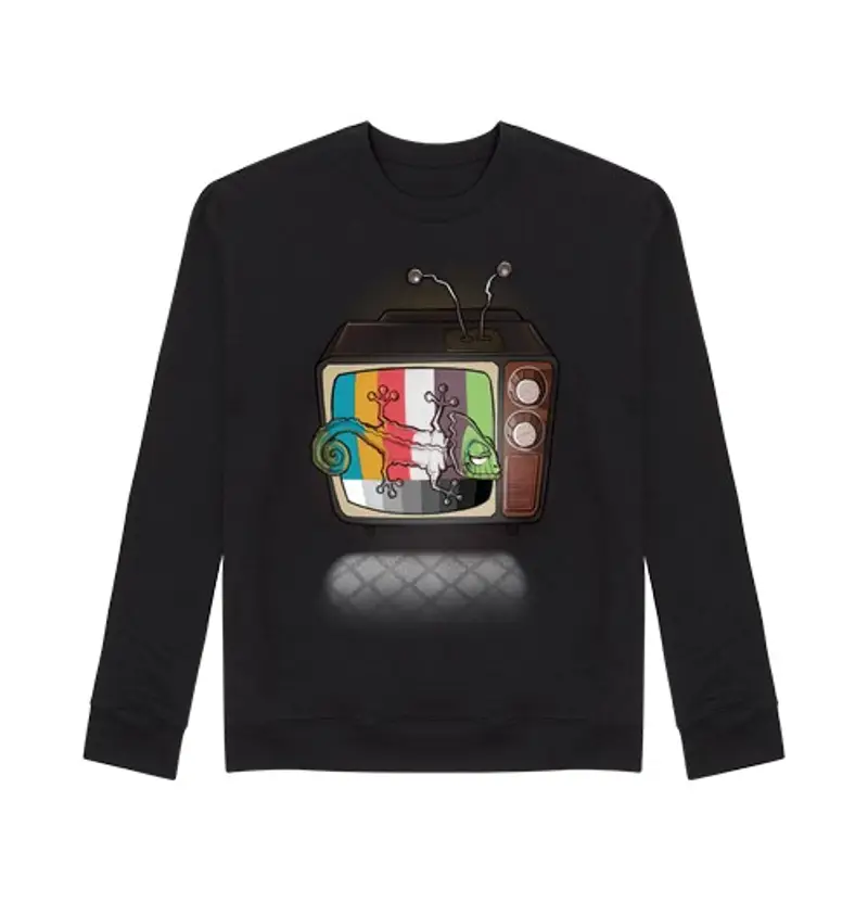 Felpa unisex Uomo, felpa, nera