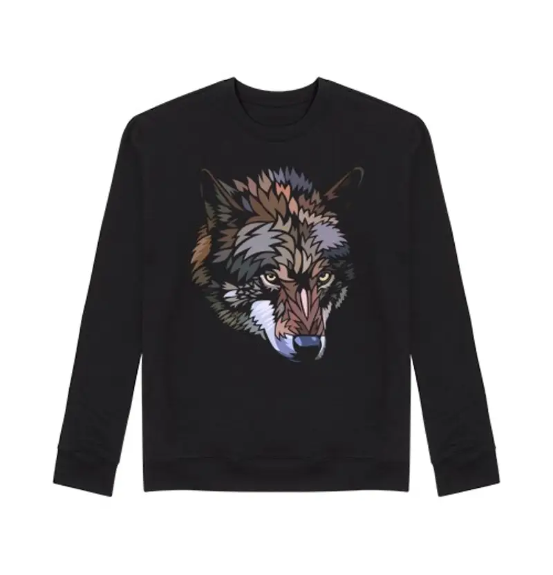 Felpa unisex Uomo, felpa, nera