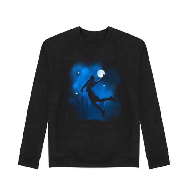 Felpa unisex Uomo, felpa, nera