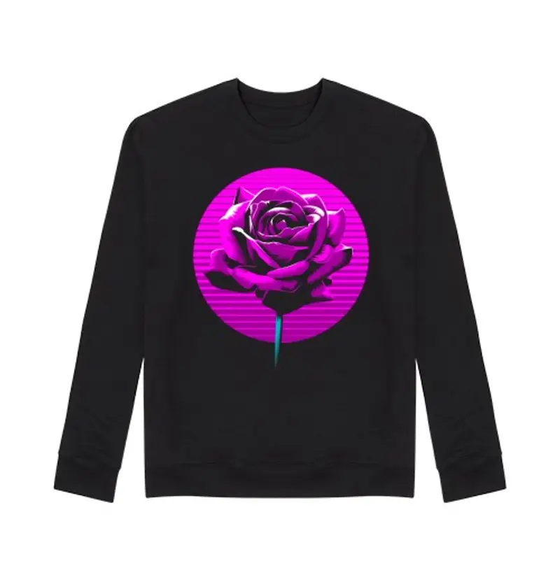 Felpa unisex Uomo, felpa, nera