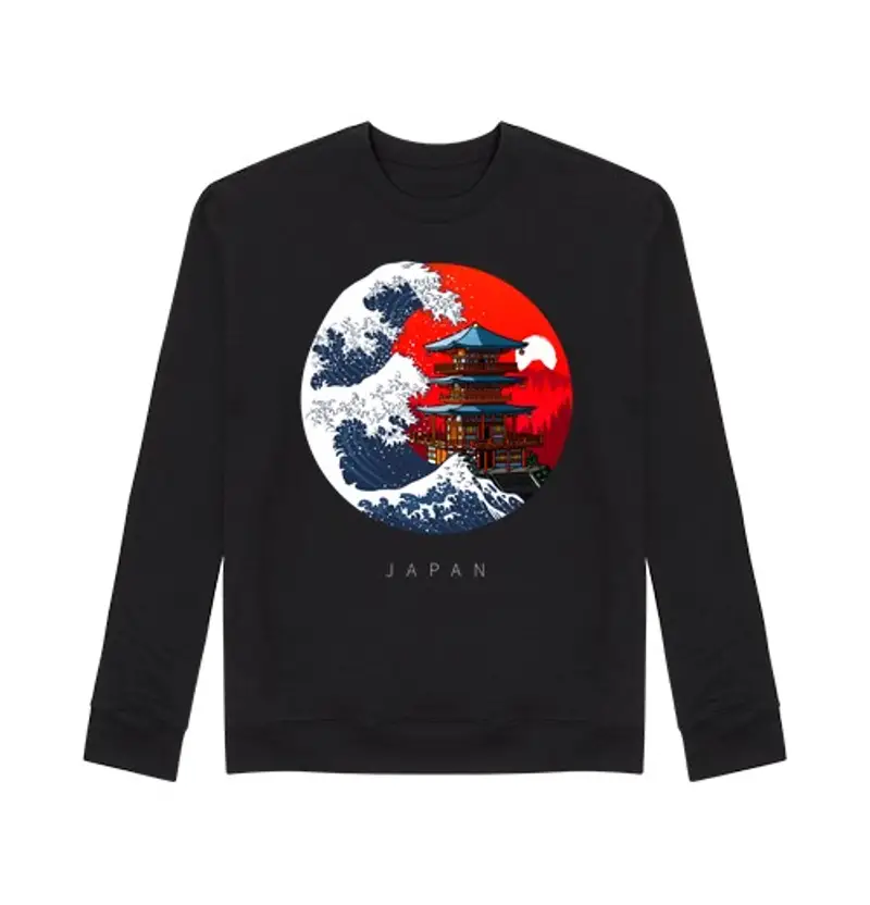 Felpa unisex Uomo, felpa, nera