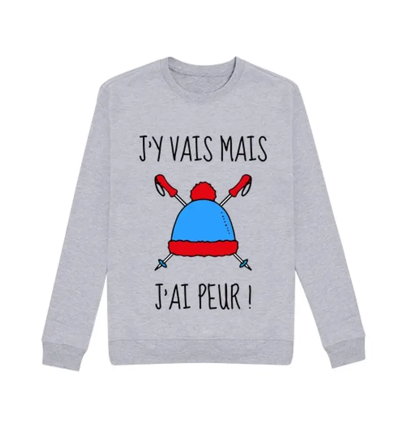 Felpa unisex Vado ma ho paura - l39abbronzato