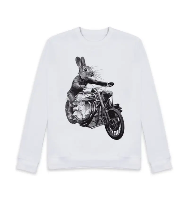 Felpa unisex veloce rabbit