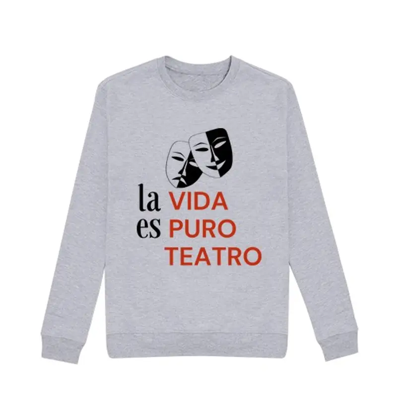 Felpa unisex vita è pura da eat