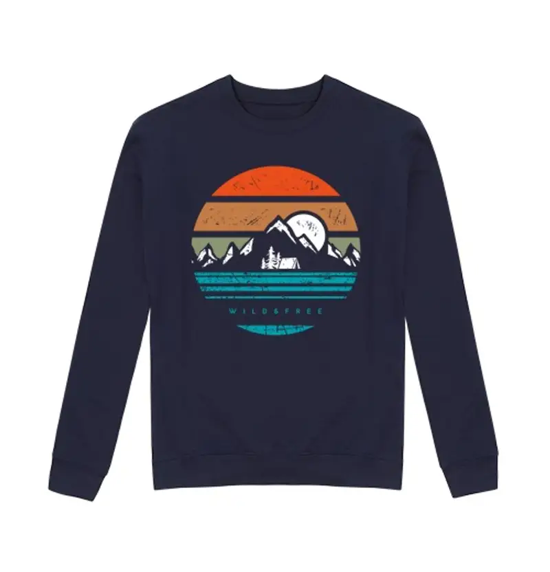 Felpa unisex wild e free