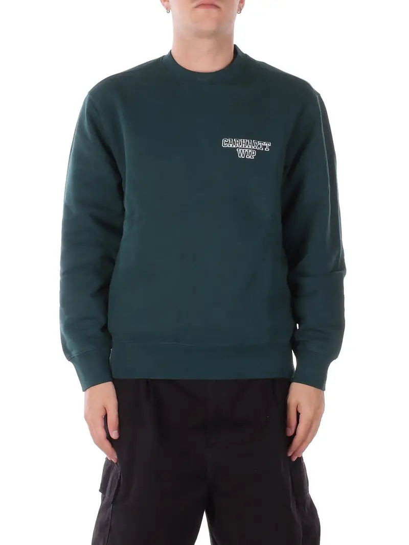 Felpa Uomo CARHARTT WIP Dark Alumni sweatshirt cotton sweat