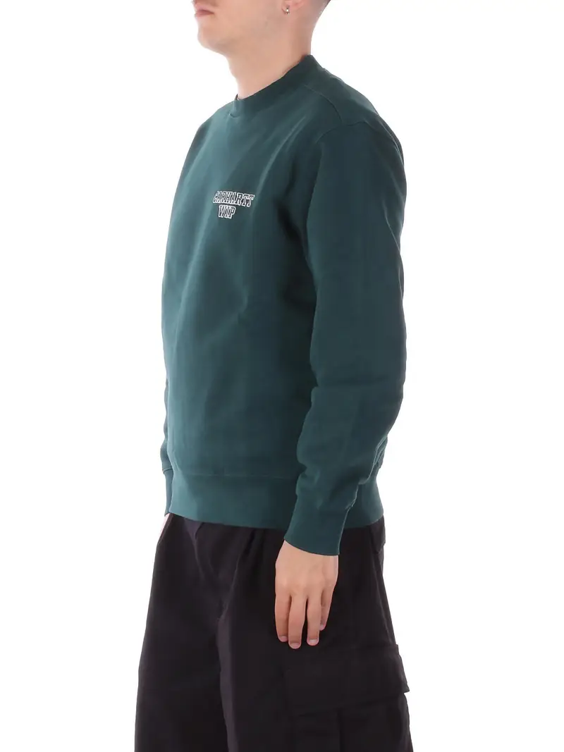 Felpa Uomo CARHARTT WIP Dark Alumni sweatshirt cotton sweat miniatura 2