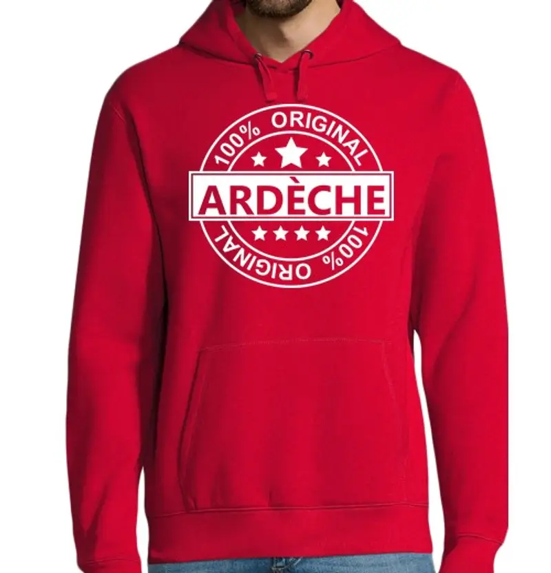 Felpa uomo con cappuccio 07 Ardeche