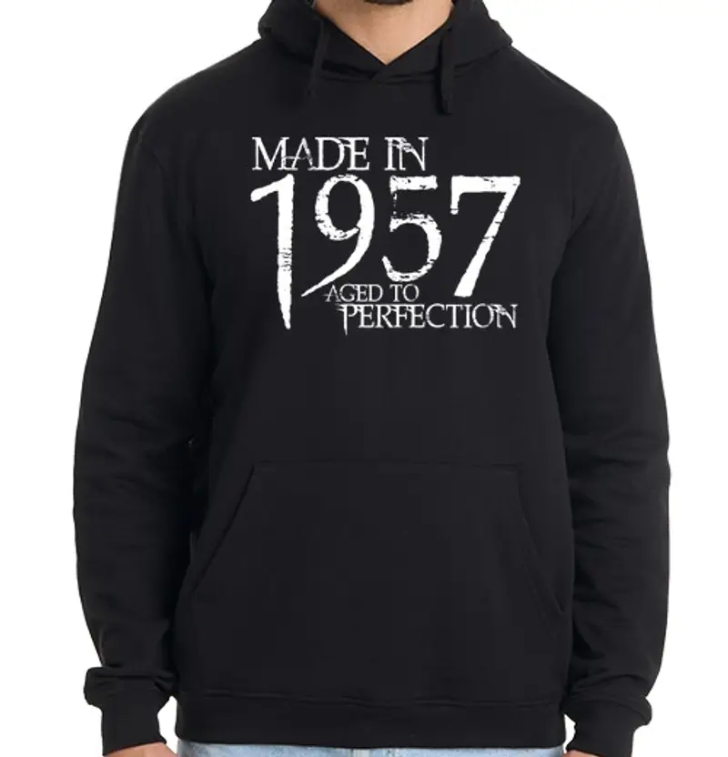 Felpa uomo con cappuccio 1957 legno bianco north