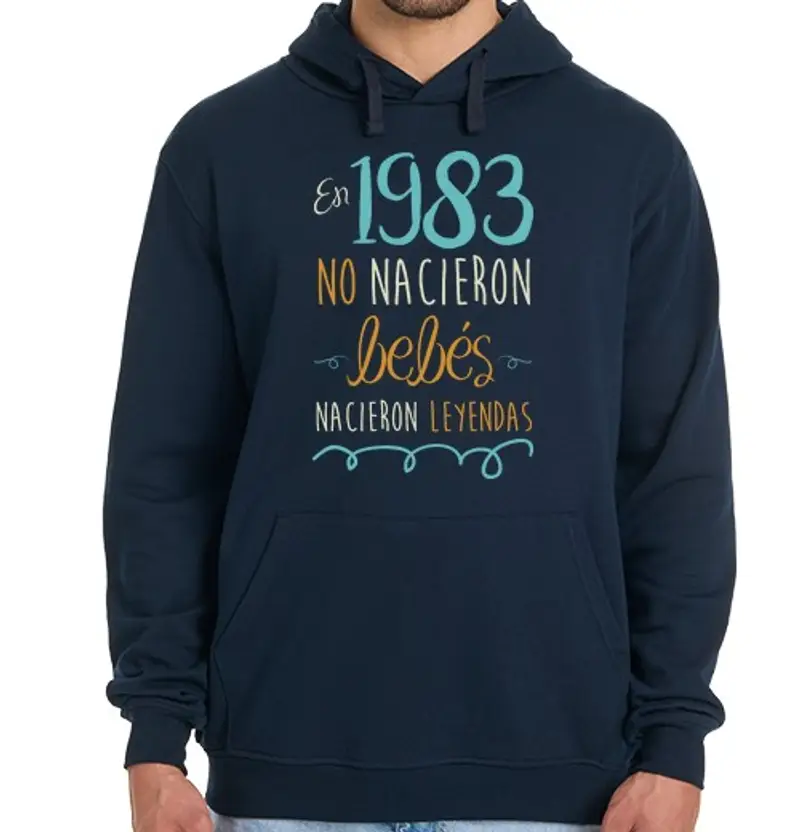 Felpa uomo con cappuccio 1983