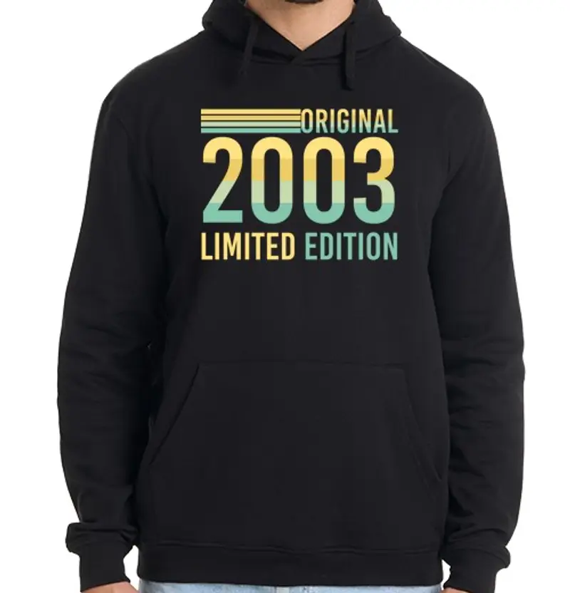 Felpa uomo con cappuccio 2003