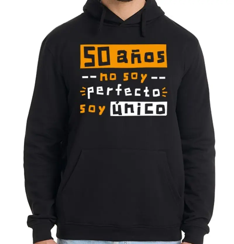 Felpa uomo con cappuccio 50 anni ho sono Not Perfect sono unico