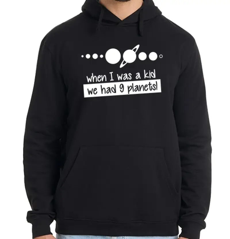 Felpa uomo con cappuccio 9 planets