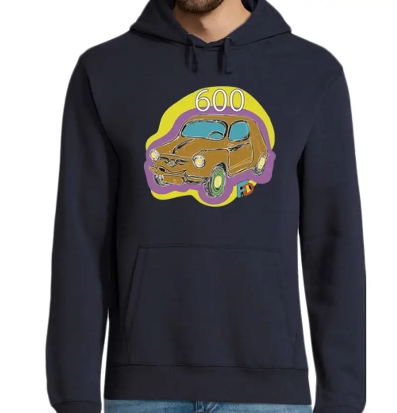Felpa uomo con cappuccio antico auto s