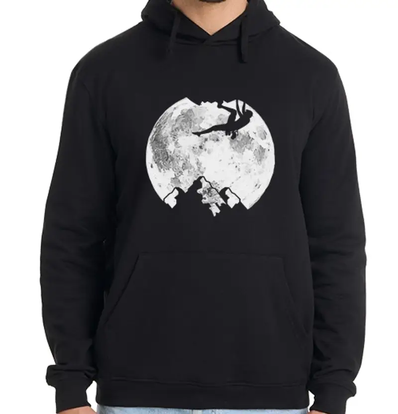 Felpa uomo con cappuccio arrampicata arrampicata