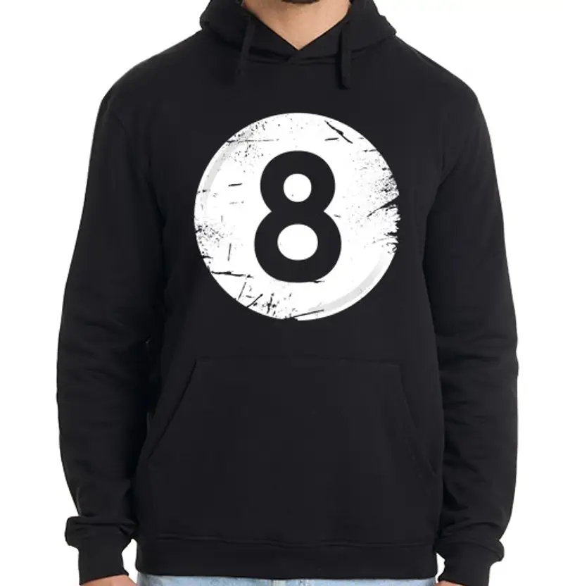 Felpa uomo con cappuccio ball 8