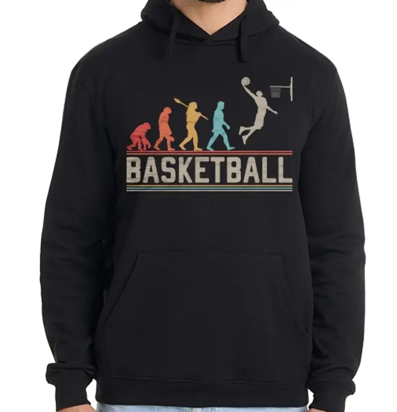 Felpa uomo con cappuccio Basketball Evolution Baloncesto Basket