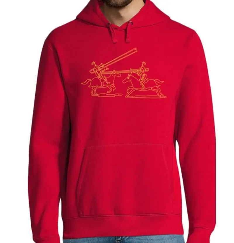 Felpa uomo con cappuccio battle sacabuche