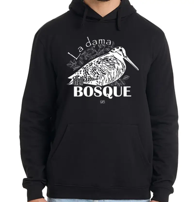 Felpa uomo con cappuccio beccaccia