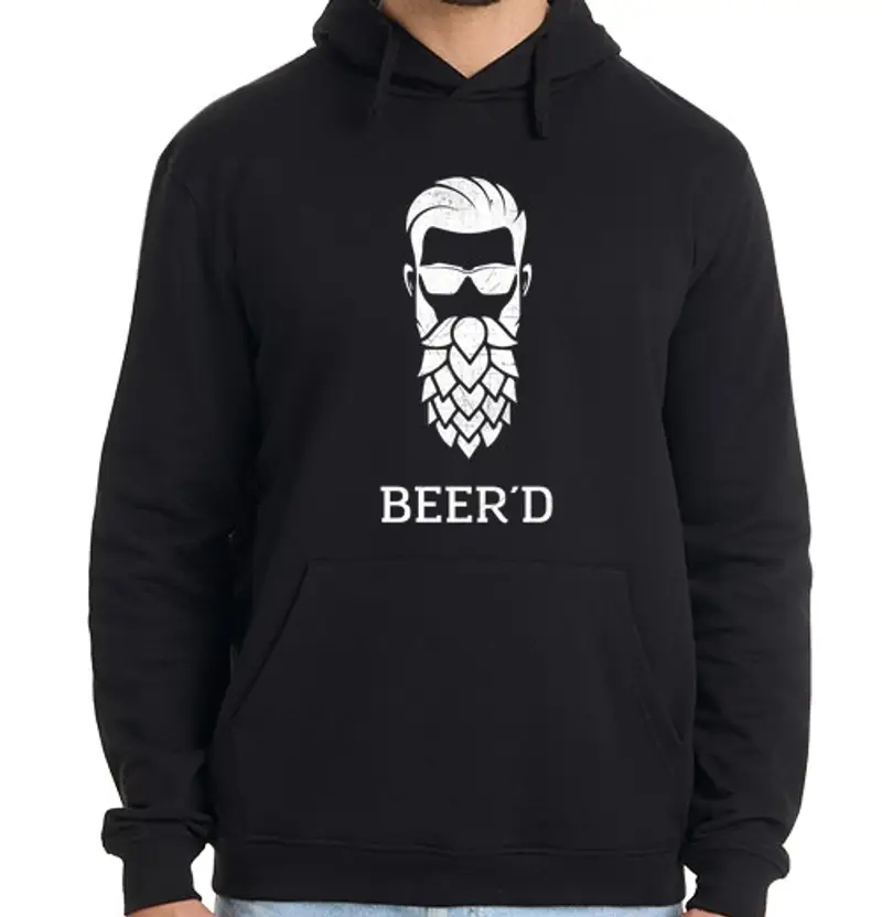 Felpa uomo con cappuccio beerd