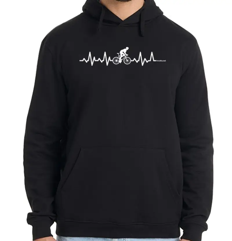 Felpa uomo con cappuccio bi king heartb eat