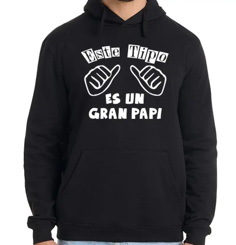 Felpa uomo con cappuccio big daddy