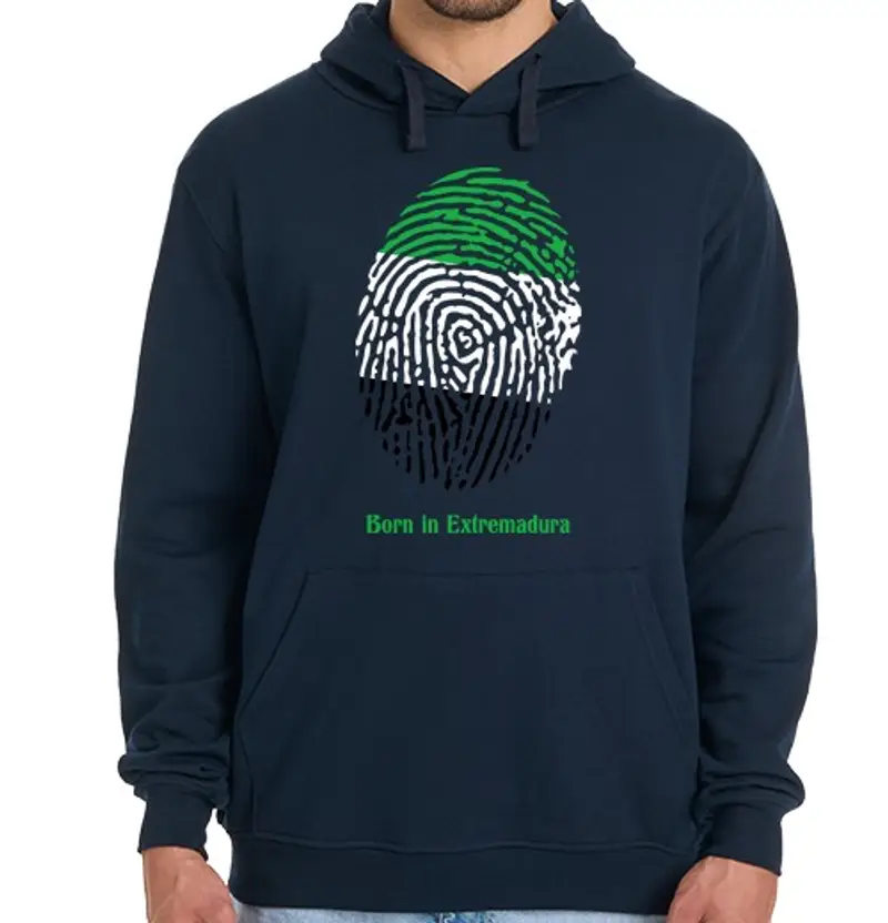 Felpa uomo con cappuccio born in estre ura mad