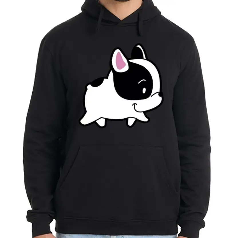 Felpa uomo con cappuccio bull cane pa sea