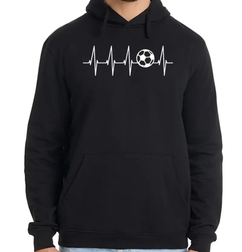 Felpa uomo con cappuccio calcio