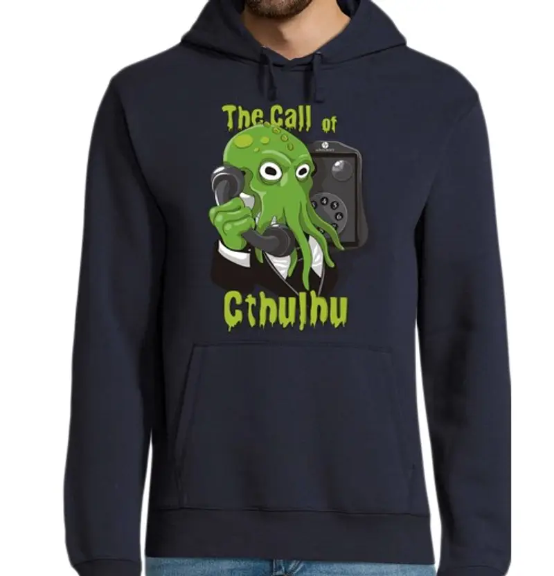 Felpa uomo con cappuccio call of cthulhu